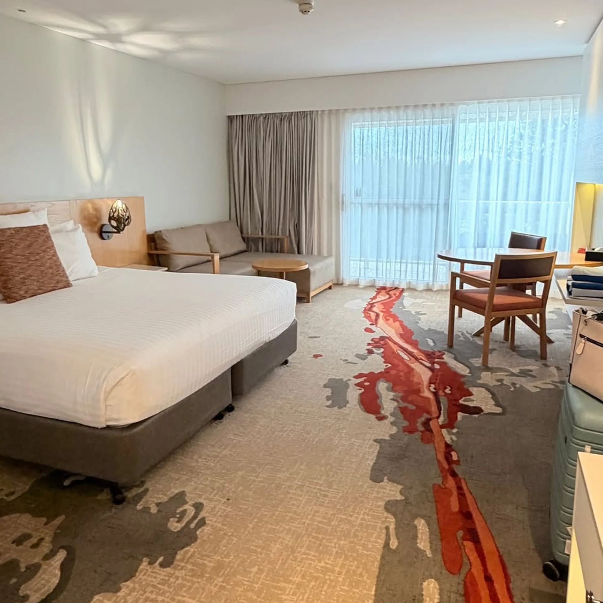 clean hotel room interior for uluru stay
