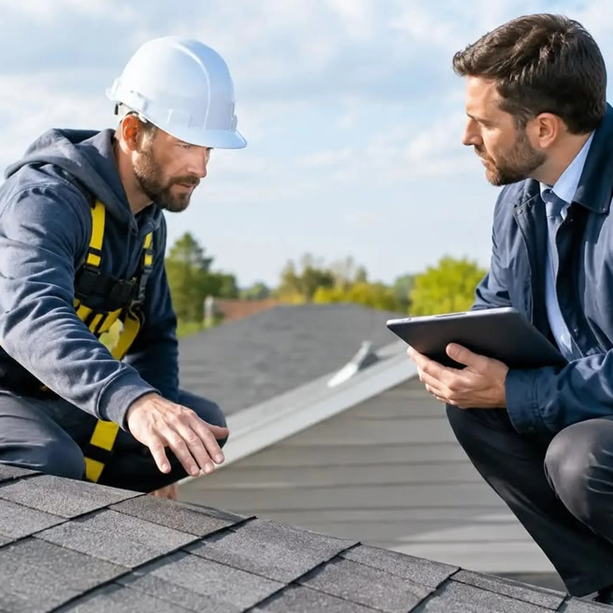 roof assessment and repair work
