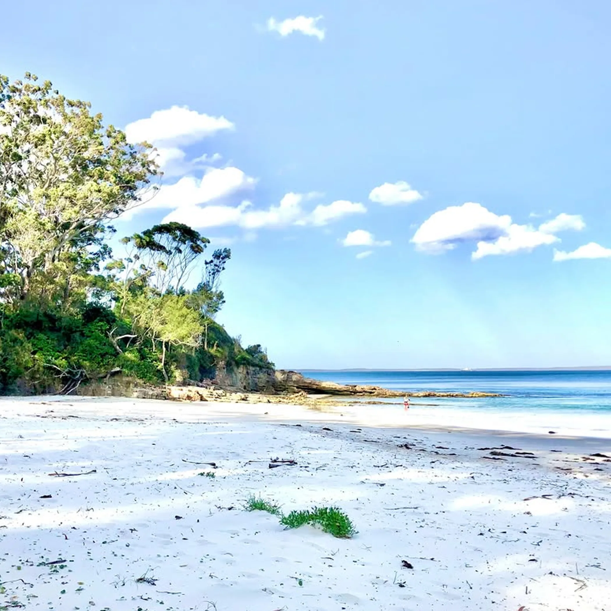 well-lit beach photograph